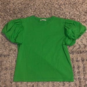 Zara puff sleeve top